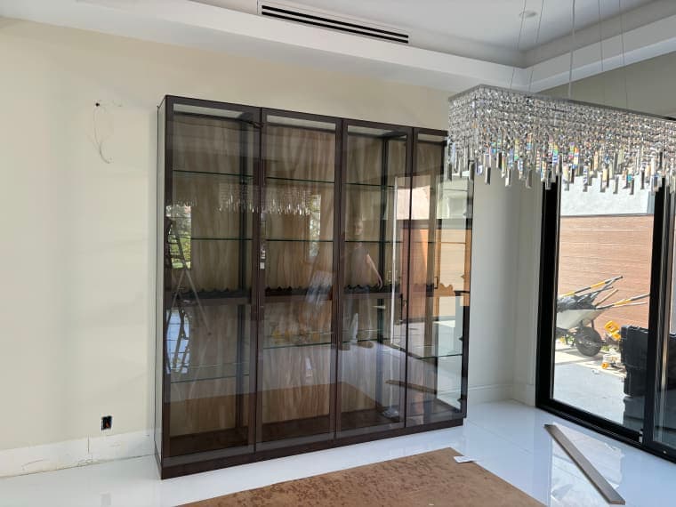 Display Cabinet completed project